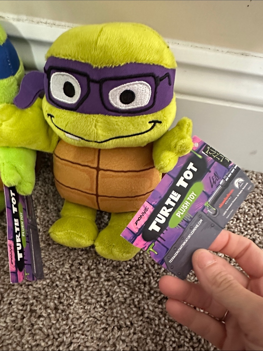 NWT Turtle Tots Teenage Mutant Ninja Turtles Plush Toys - Picture 2 of 5